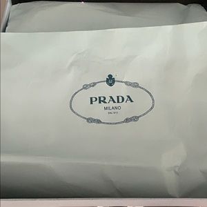 Black PRADA sporty military boots.